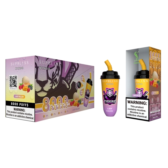 Wegwerp E-sigaret RandM Supbliss Bingo 8000 Puffs Vape
