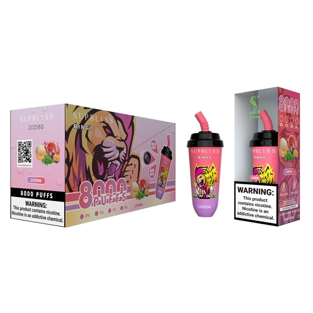 Wegwerp E-sigaret RandM Supbliss Bingo 8000 Puffs Vape