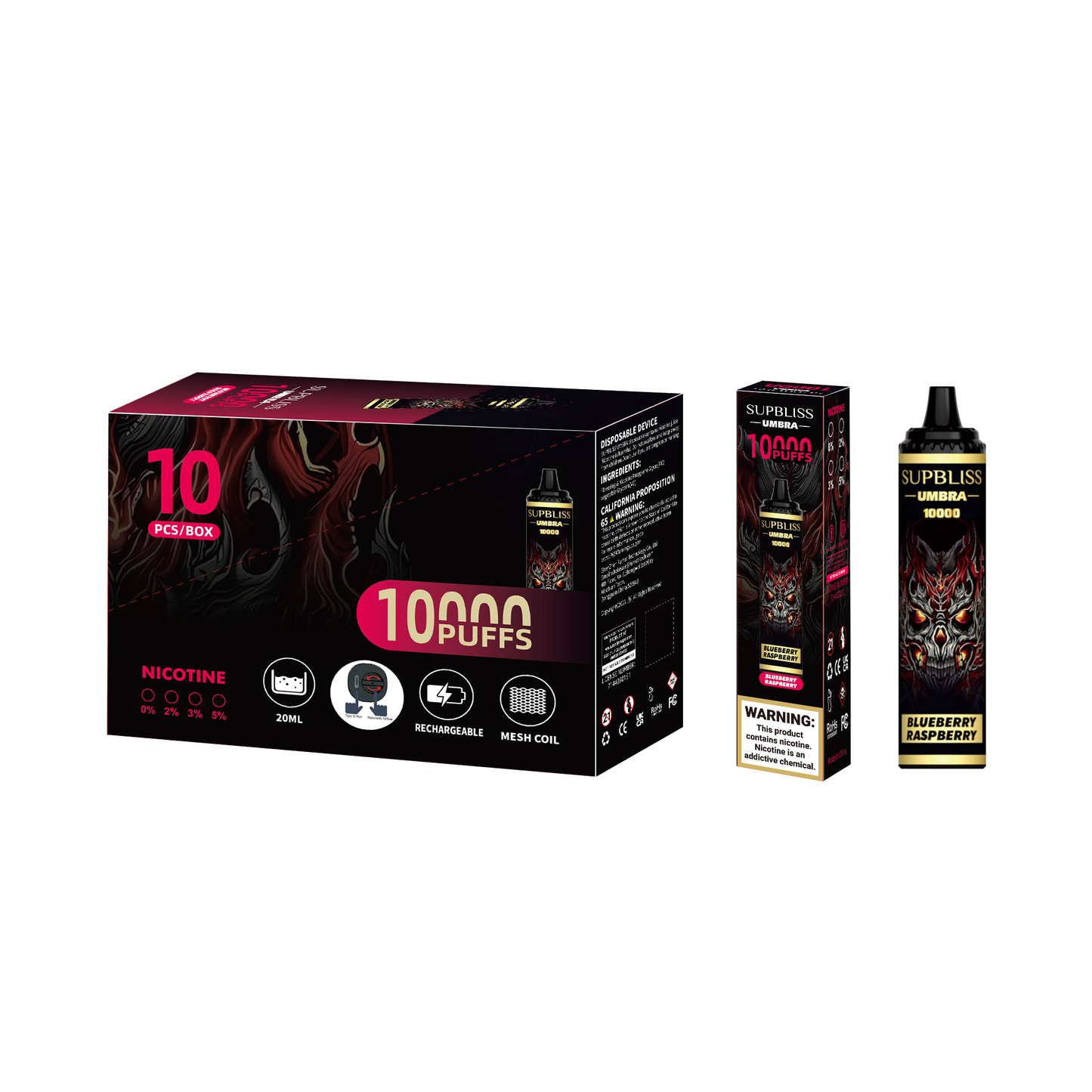 Wegwerp E-sigaret RANDM Supbliss Umbra 10000 Puffs Vape