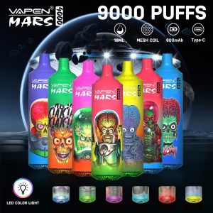 Wegwerp E-sigaret VAPEN MARS 9000 Puff