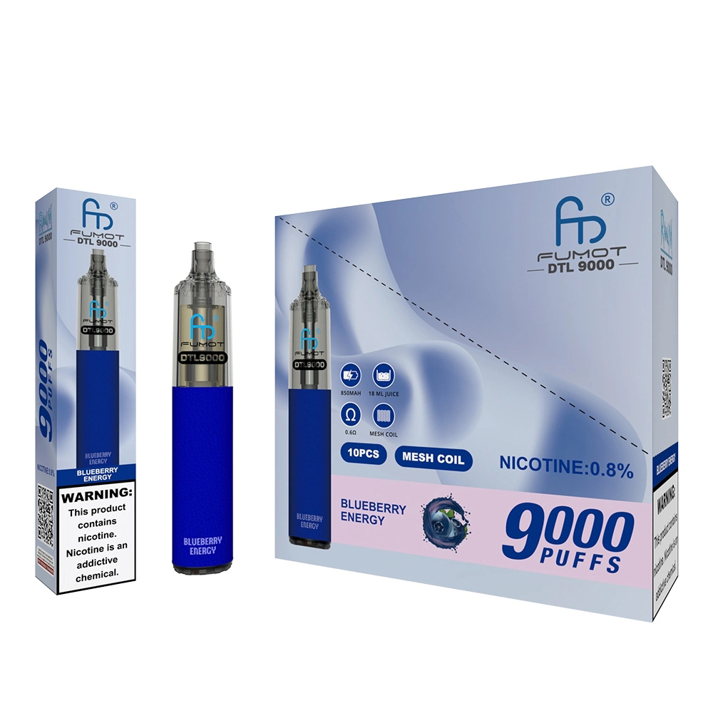 Wegwerp E-sigaret Fumot RandM DTL 9000 Puffs Vape - Afbeelding 10