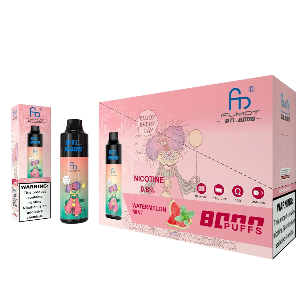 Wegwerp E-sigaret Fumot RandM DTL 8000 Puffs Vape