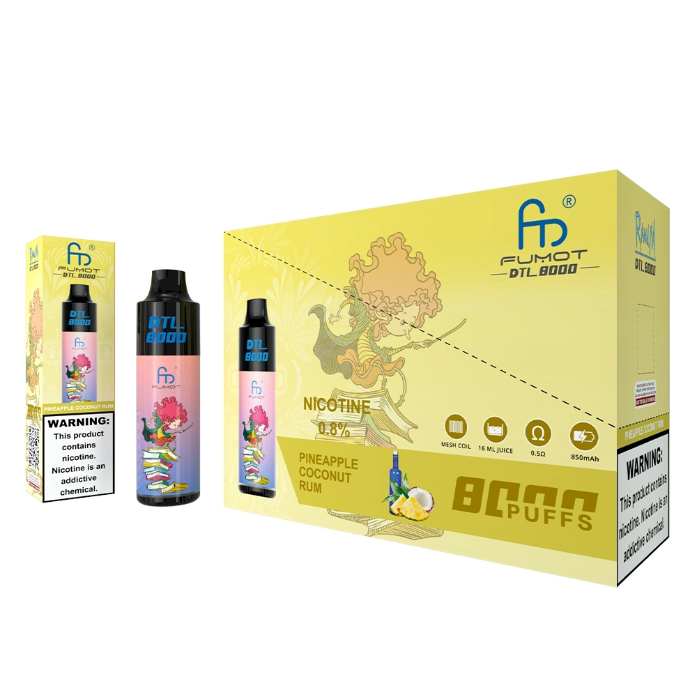 Wegwerp E-sigaret Fumot RandM DTL 8000 Puffs Vape
