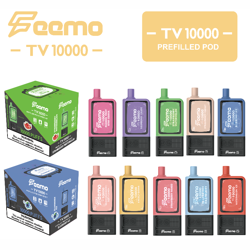 Wegwerp E-sigaret Feemo TV10000 10000 Puffs Vape (Europese voorraad)