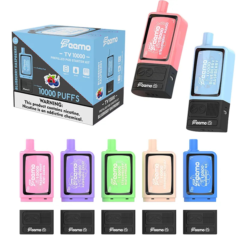 Wegwerp E-sigaret Feemo TV10000 10000 Puffs Vape (Europese voorraad)