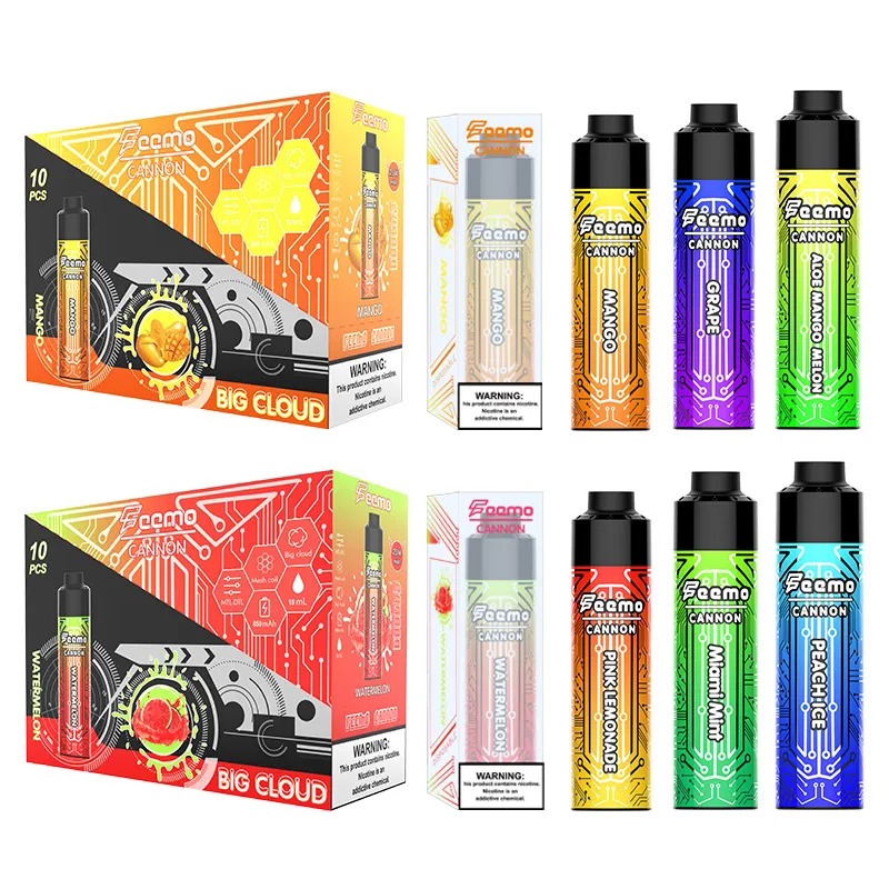 Wegwerp E-sigaret Feemo Cannon 10000 Puffs Vape (Europese voorraad)