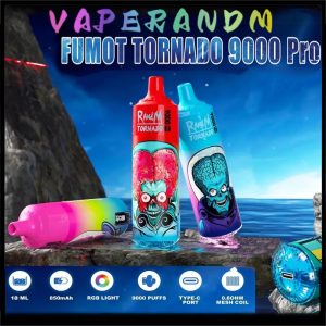 Wegwerp E-sigaret RandM Tornado 9000 Pro 9000 Puffs Vape