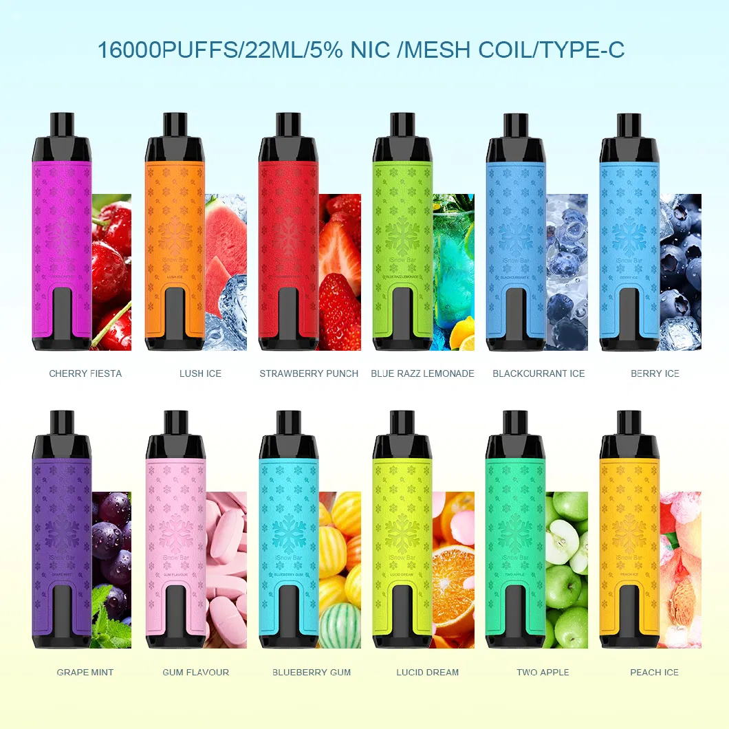 Wegwerp E-sigaret Grativape Isnow Bar 16000 Puffs Vape