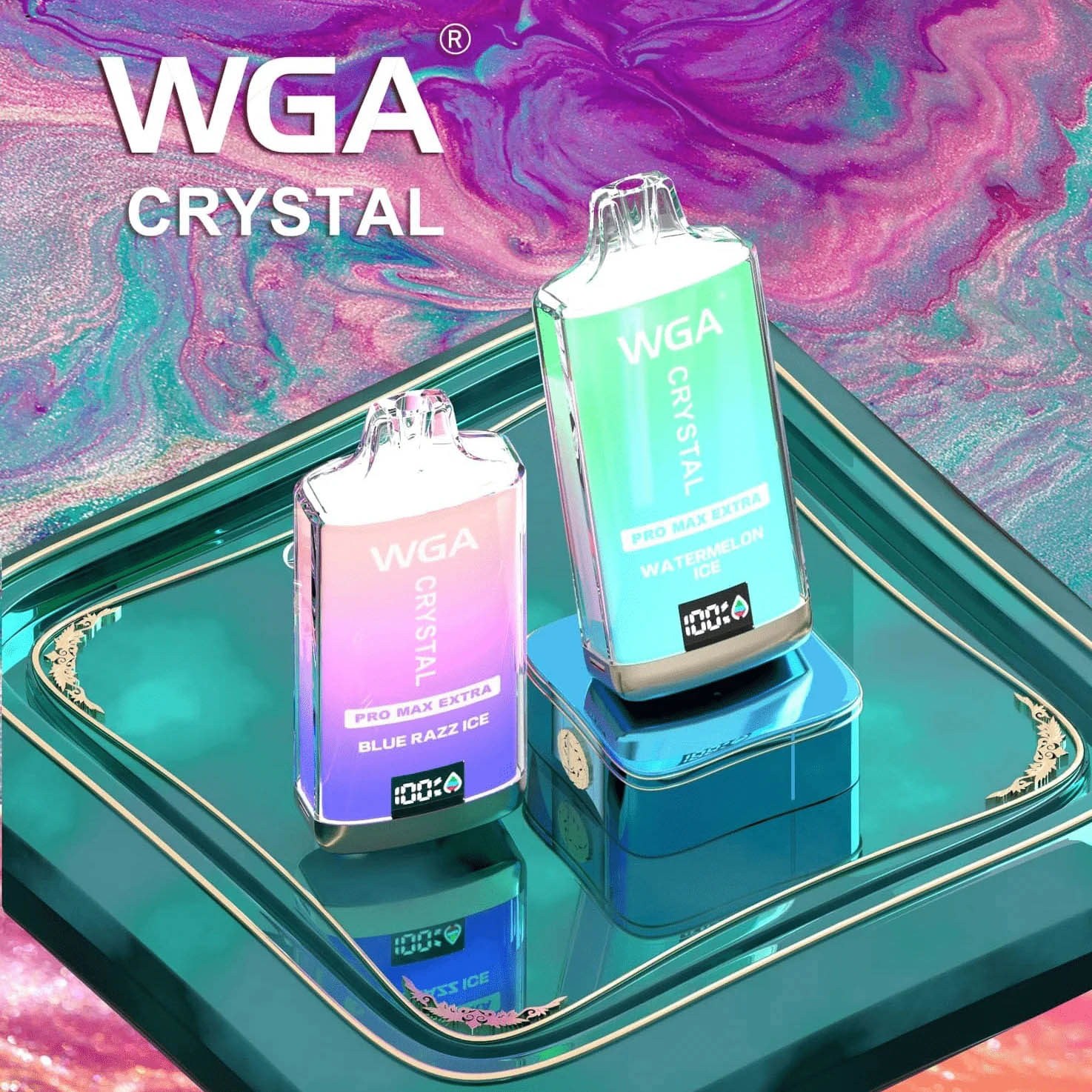 Wegwerp E-sigaret WGA Crystal Pro Max Extra 15000 Puffs Vape