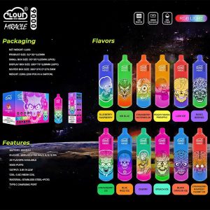 Wegwerp E-sigaret Cloud Bar Miracle 9000 Puffs Vape