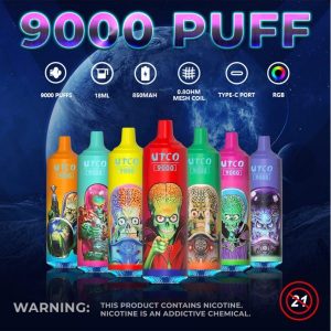 Wegwerp E-sigaret UTCO Tornado 9000 Puffs Vape