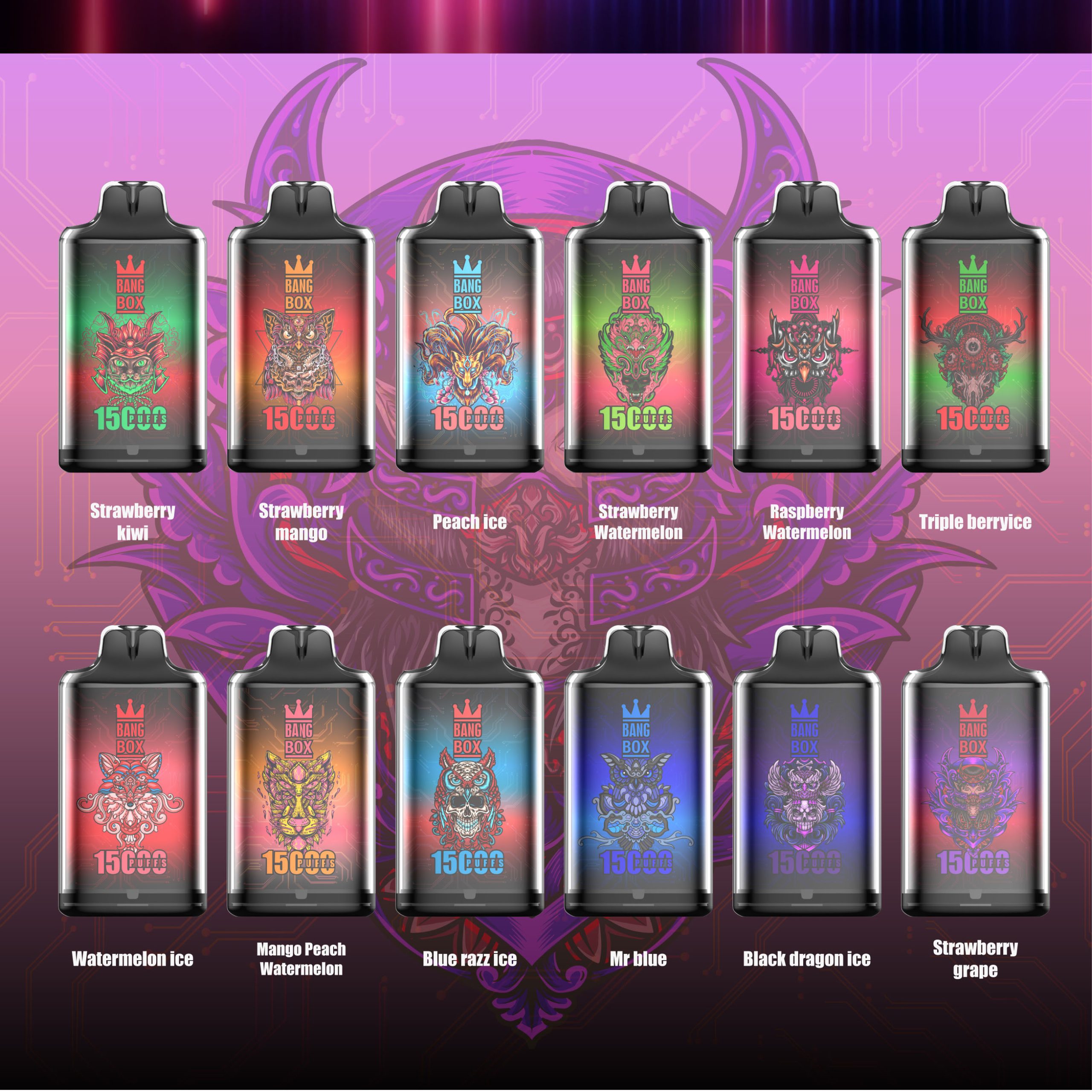 Wegwerp E-sigaret Crystal Bang Box 15000 Puffs Vape