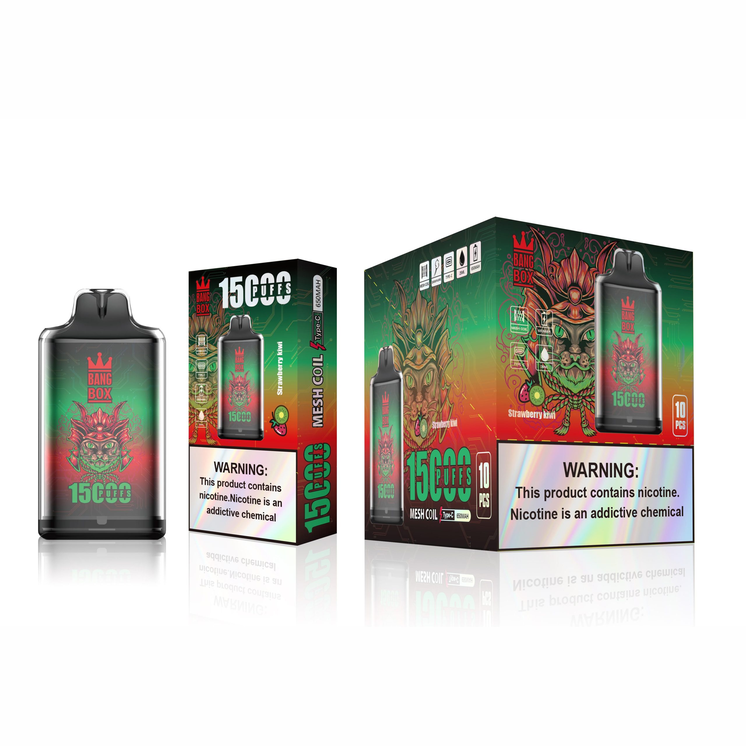 Wegwerp E-sigaret Crystal Bang Box 15000 Puffs Vape