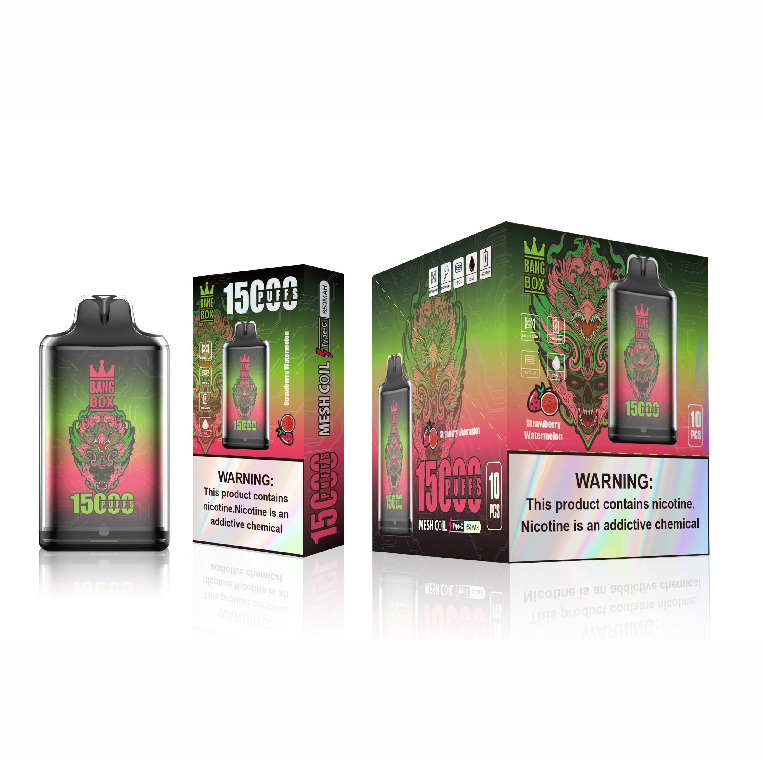 Wegwerp E-sigaret Crystal Bang Box 15000 Puffs Vape