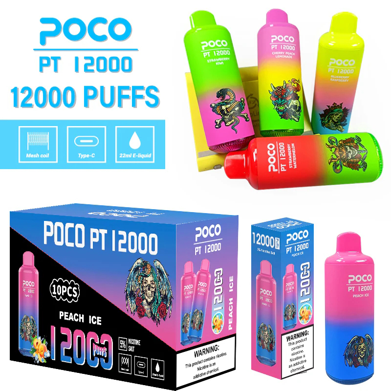 Wegwerp E-sigaret POCO PT12000 Puffs Vape