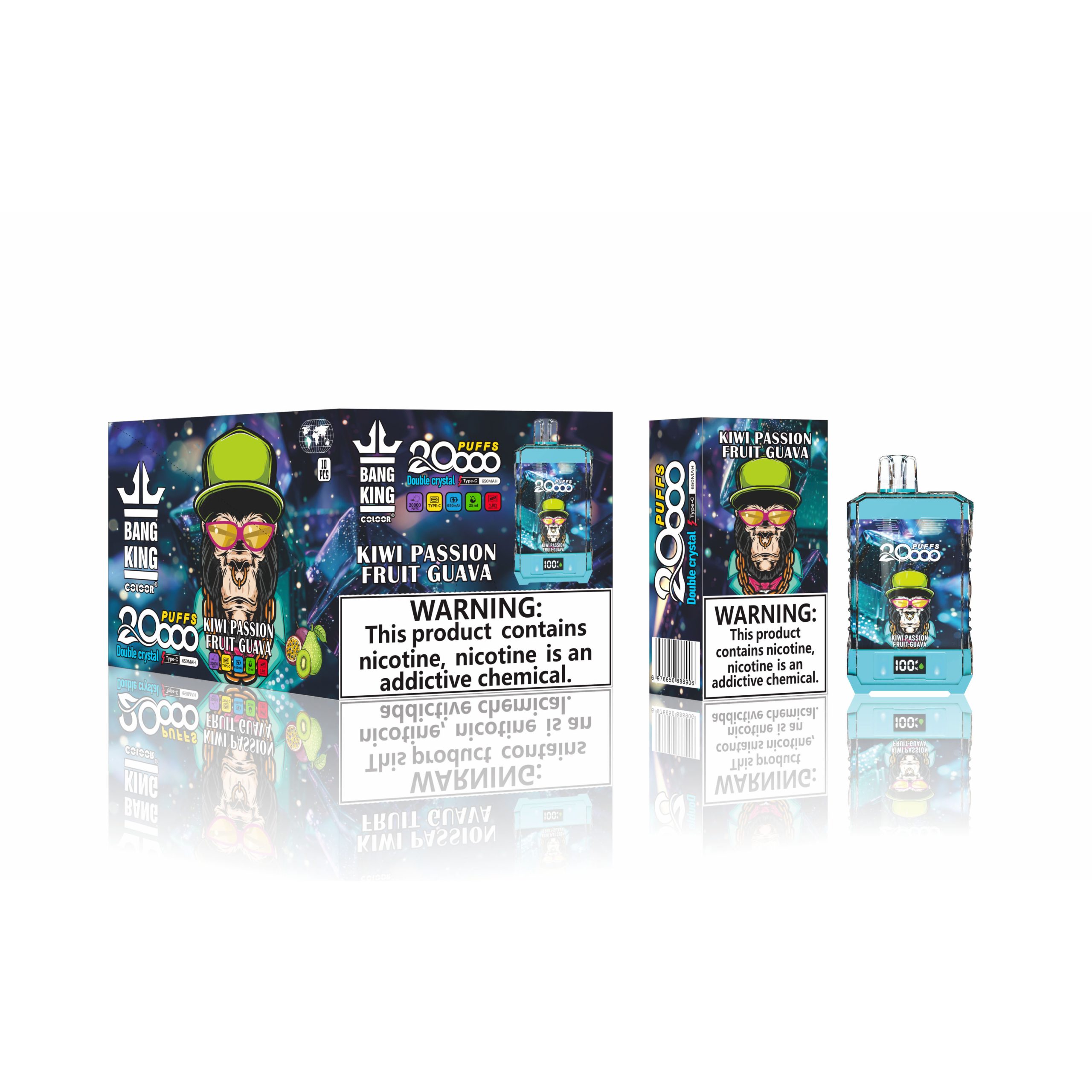 Wegwerp E-sigaret Bang King Double Crystal 20000 Puffs Vape