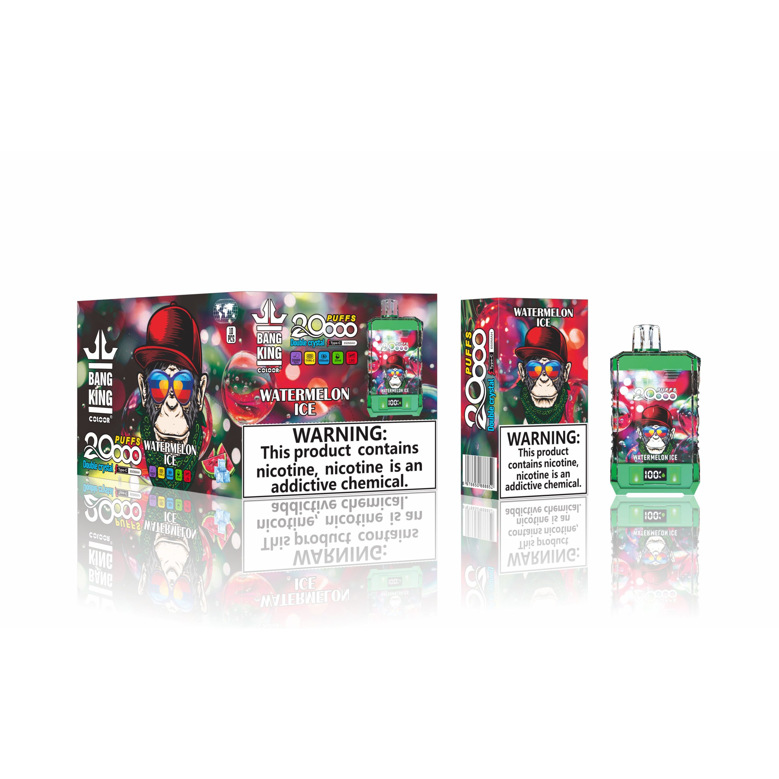 Wegwerp E-sigaret Bang King Double Crystal 20000 Puffs Vape
