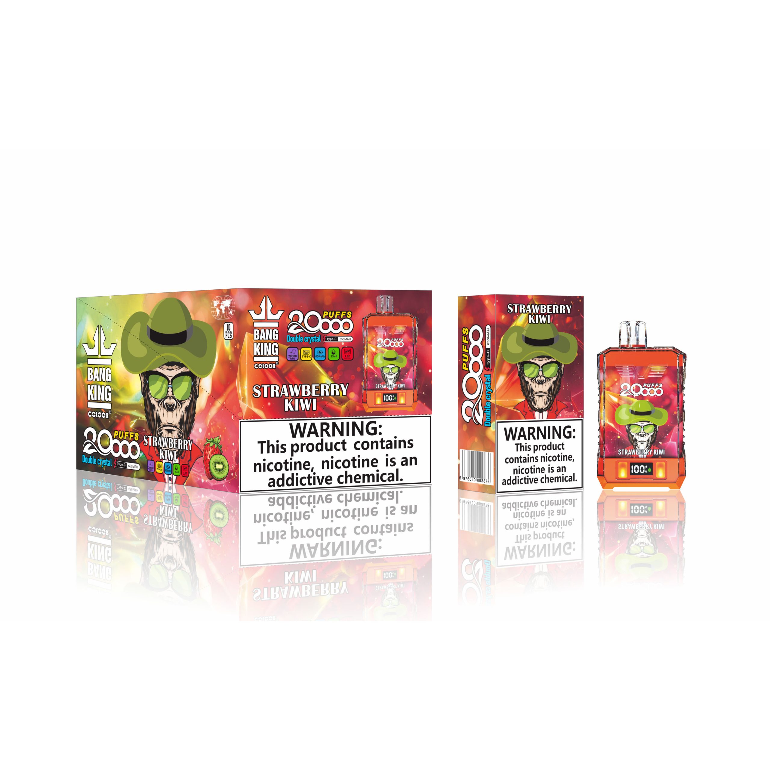 Wegwerp E-sigaret Bang King Double Crystal 20000 Puffs Vape
