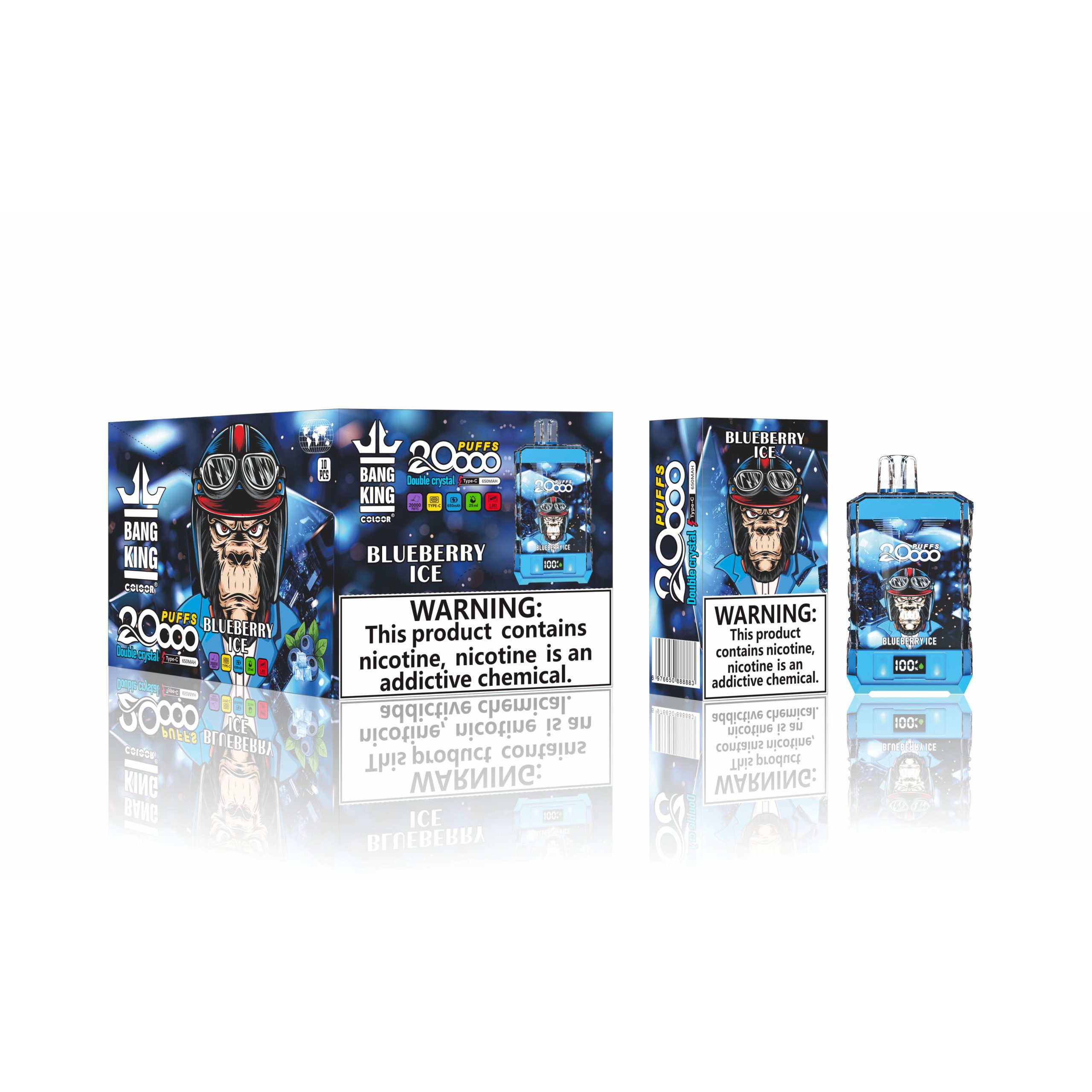 Wegwerp E-sigaret Bang King Double Crystal 20000 Puffs Vape