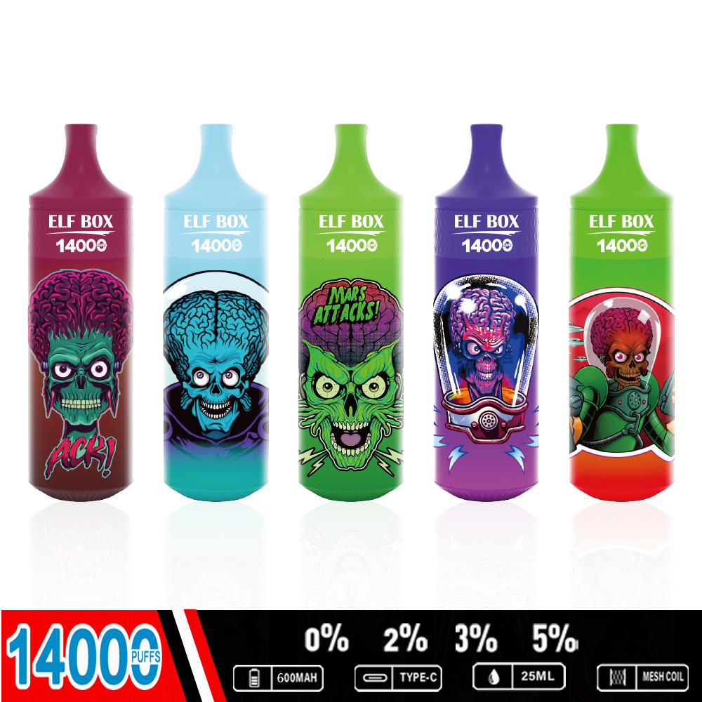 Wegwerp E-sigaret ELF BOX 14000 Puffs RGB Vape