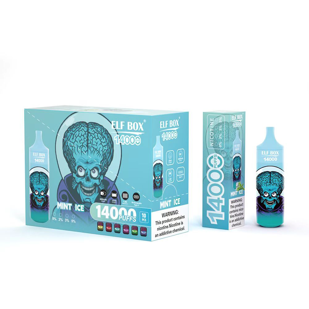 Wegwerp E-sigaret ELF BOX 14000 Puffs RGB Vape