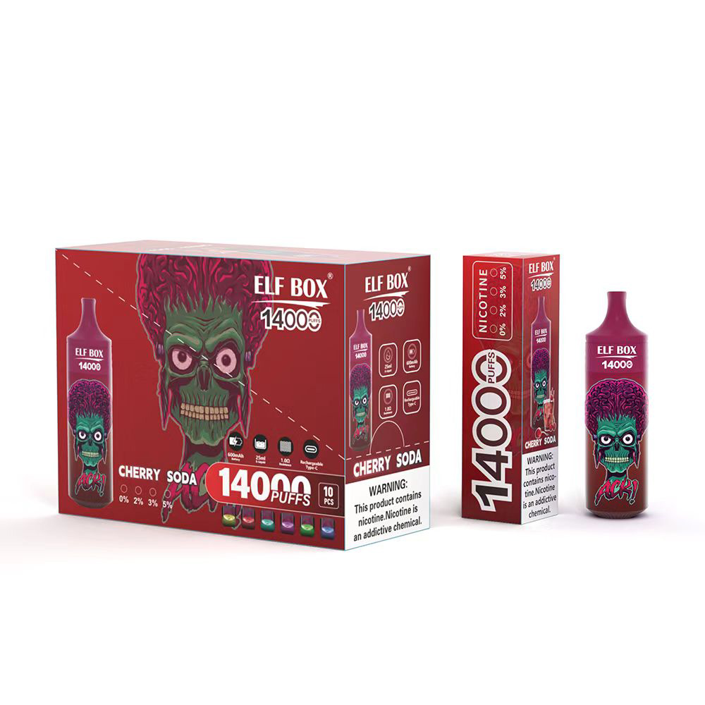 Wegwerp E-sigaret ELF BOX 14000 Puffs RGB Vape