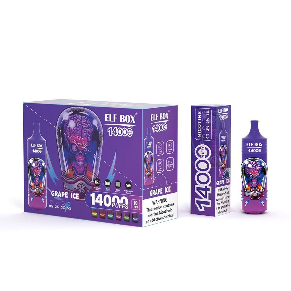 Wegwerp E-sigaret ELF BOX 14000 Puffs RGB Vape