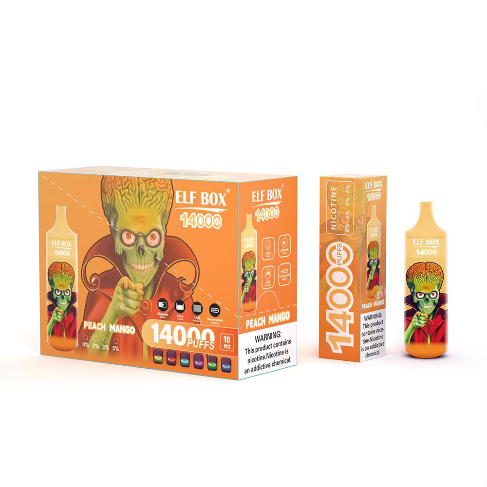 Wegwerp E-sigaret ELF BOX 14000 Puffs RGB Vape