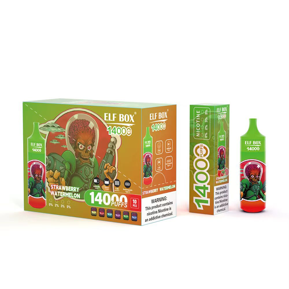 Wegwerp E-sigaret ELF BOX 14000 Puffs RGB Vape