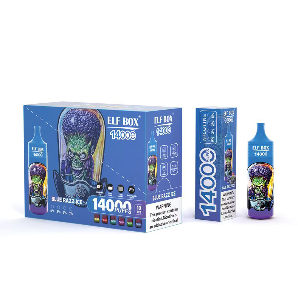 Wegwerp E-sigaret ELF BOX 14000 Puffs RGB Vape