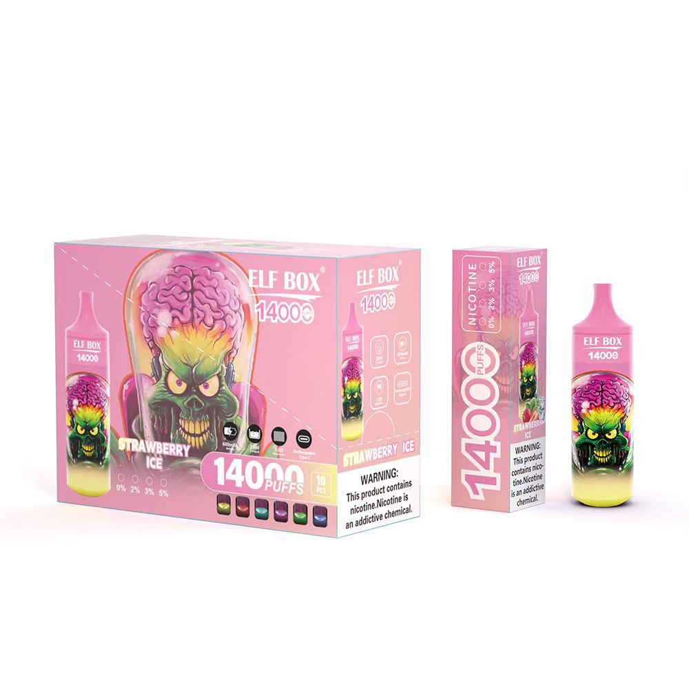 Wegwerp E-sigaret ELF BOX 14000 Puffs RGB Vape