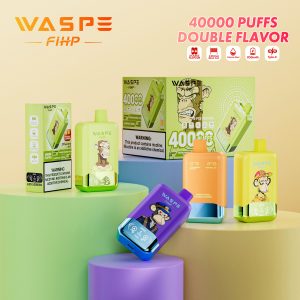 Wegwerp E sigaret WASPE Fihp 40000 Puffs Vape Dubbele Smaak
