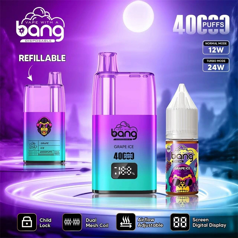 Wegwerp E Sigaret Bang 40000 Puffs Refillable MTL DTL Vape