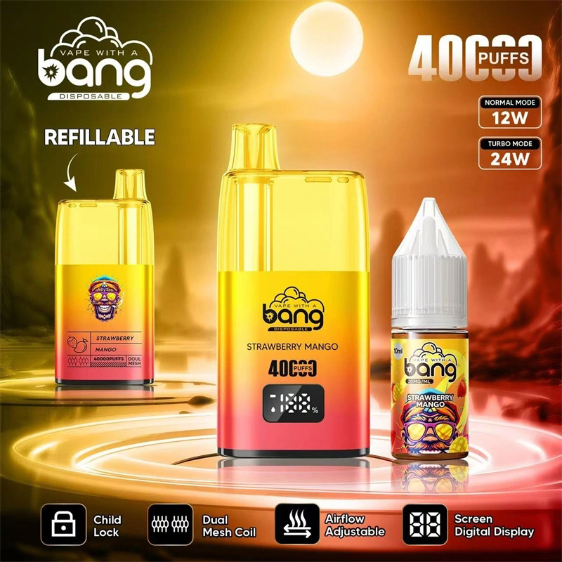 Wegwerp E Sigaret Bang 40000 Puffs Refillable MTL DTL Vape