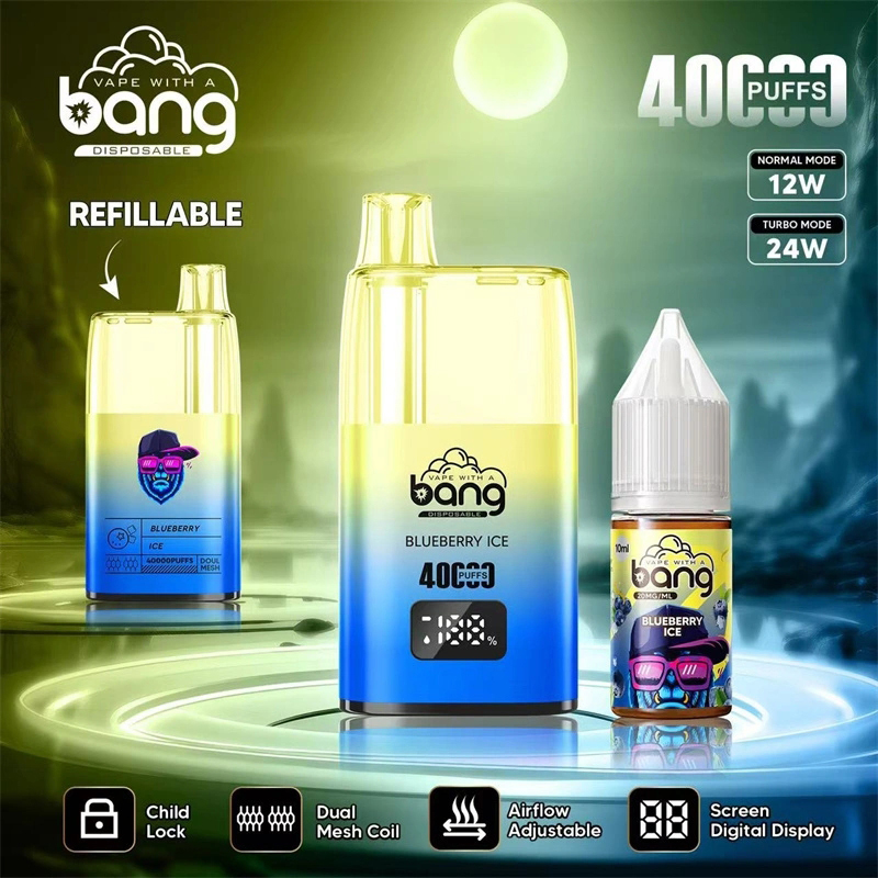 Wegwerp E Sigaret Bang 40000 Puffs Refillable MTL DTL Vape