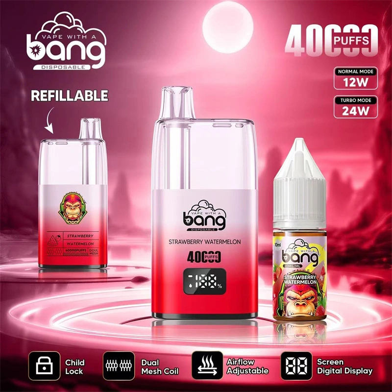 Wegwerp E Sigaret Bang 40000 Puffs Refillable MTL DTL Vape