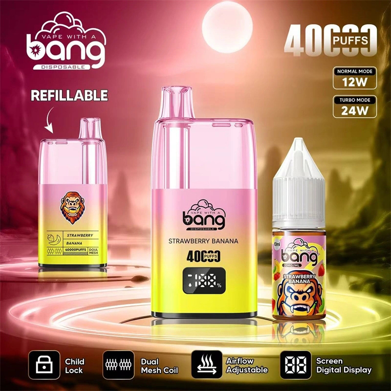 Wegwerp E Sigaret Bang 40000 Puffs Refillable MTL DTL Vape