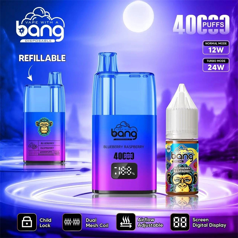 Wegwerp E Sigaret Bang 40000 Puffs Refillable MTL DTL Vape