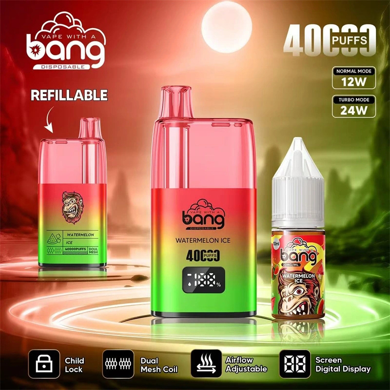 Wegwerp E Sigaret Bang 40000 Puffs Refillable MTL DTL Vape