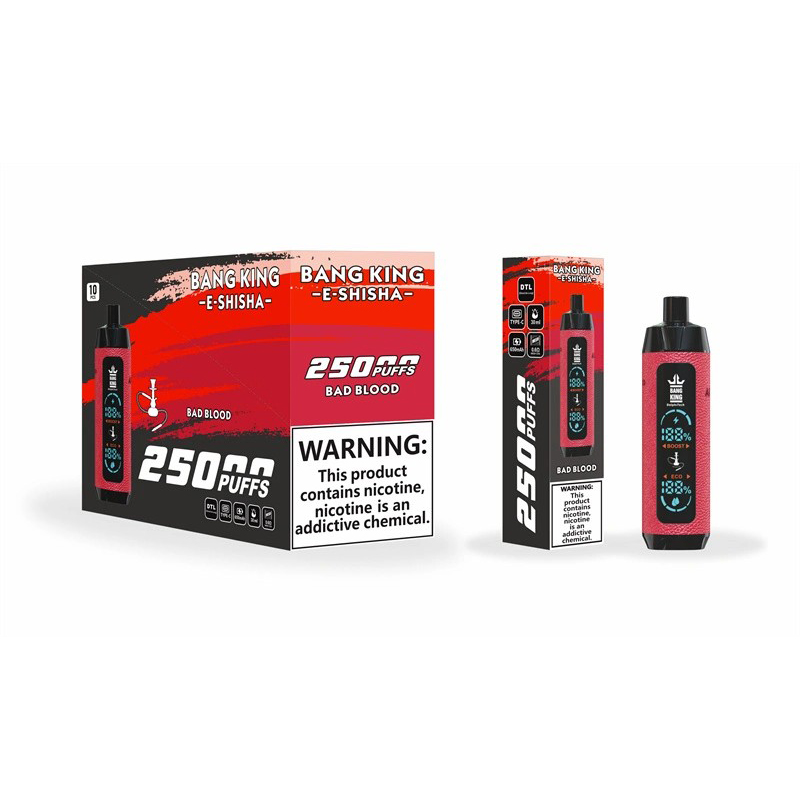 Wegwerp E Sigaret Bang King Shisha 25000 Puffs Vape