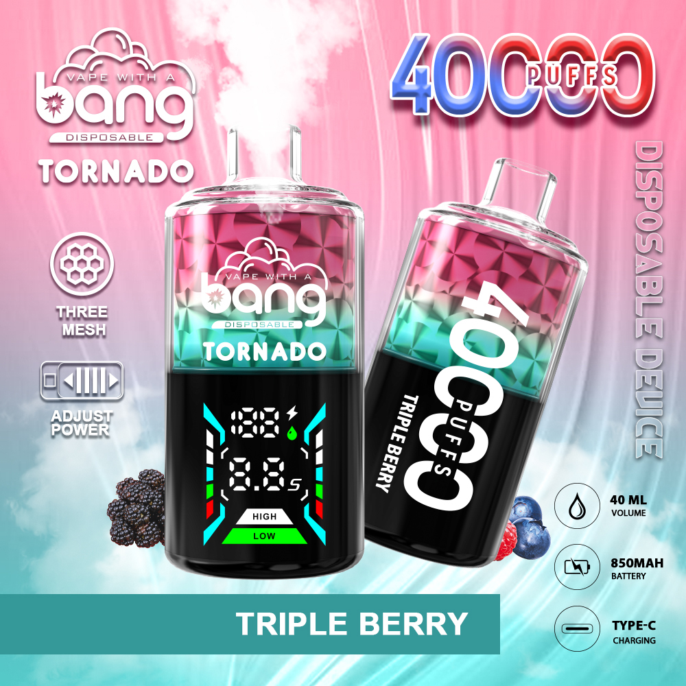 Wegwerp E Sigaret Bang Tornado 40000 Puffs Vape
