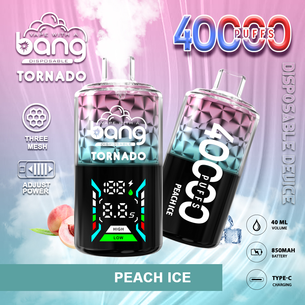 Wegwerp E Sigaret Bang Tornado 40000 Puffs Vape