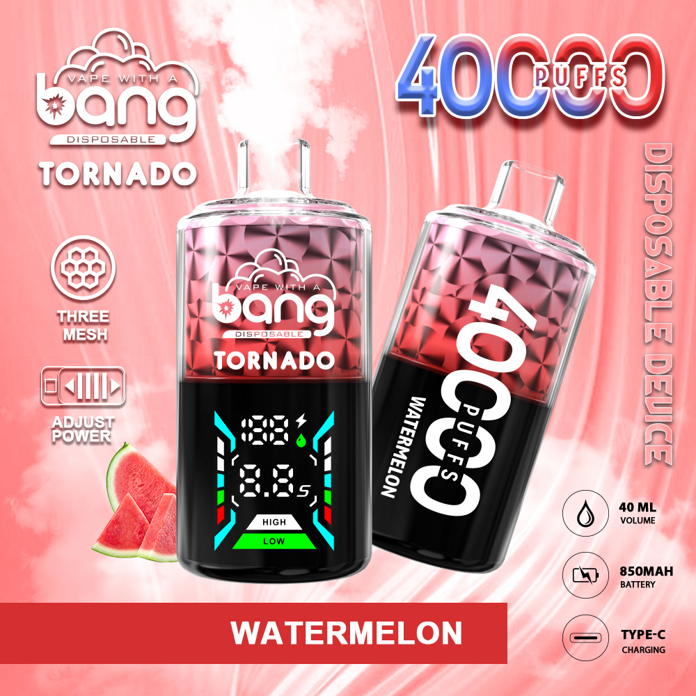 Wegwerp E Sigaret Bang Tornado 40000 Puffs Vape