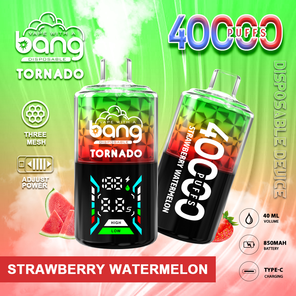 Wegwerp E Sigaret Bang Tornado 40000 Puffs Vape