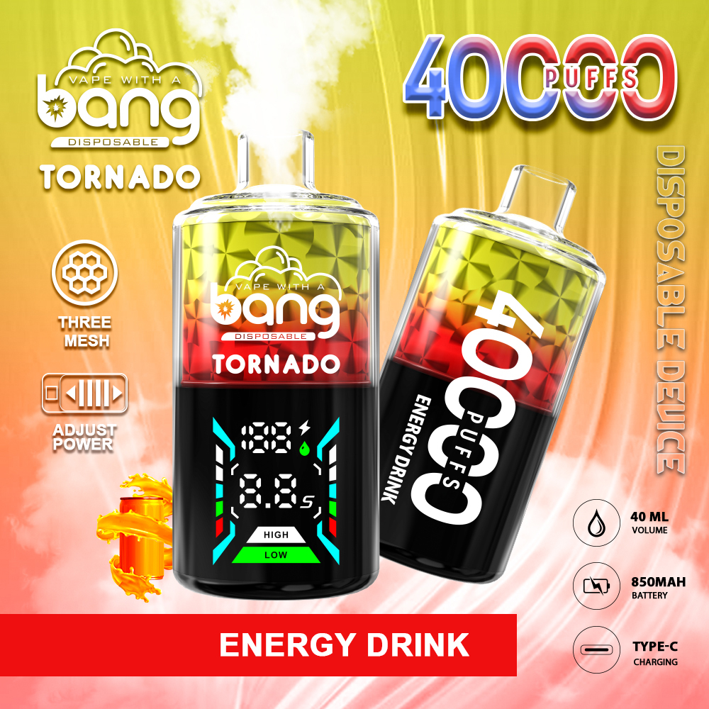Wegwerp E Sigaret Bang Tornado 40000 Puffs Vape
