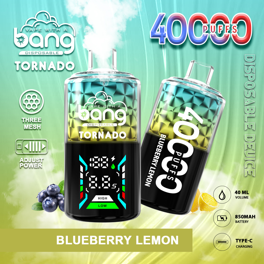 Wegwerp E Sigaret Bang Tornado 40000 Puffs Vape