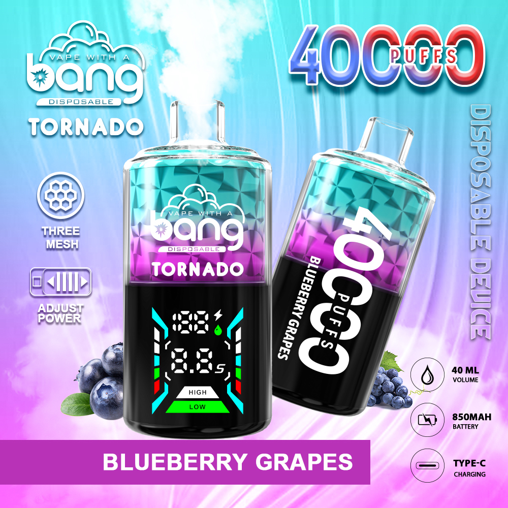 Wegwerp E Sigaret Bang Tornado 40000 Puffs Vape