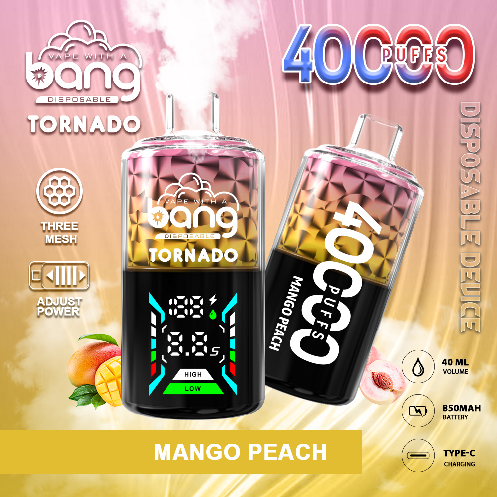 Wegwerp E Sigaret Bang Tornado 40000 Puffs Vape