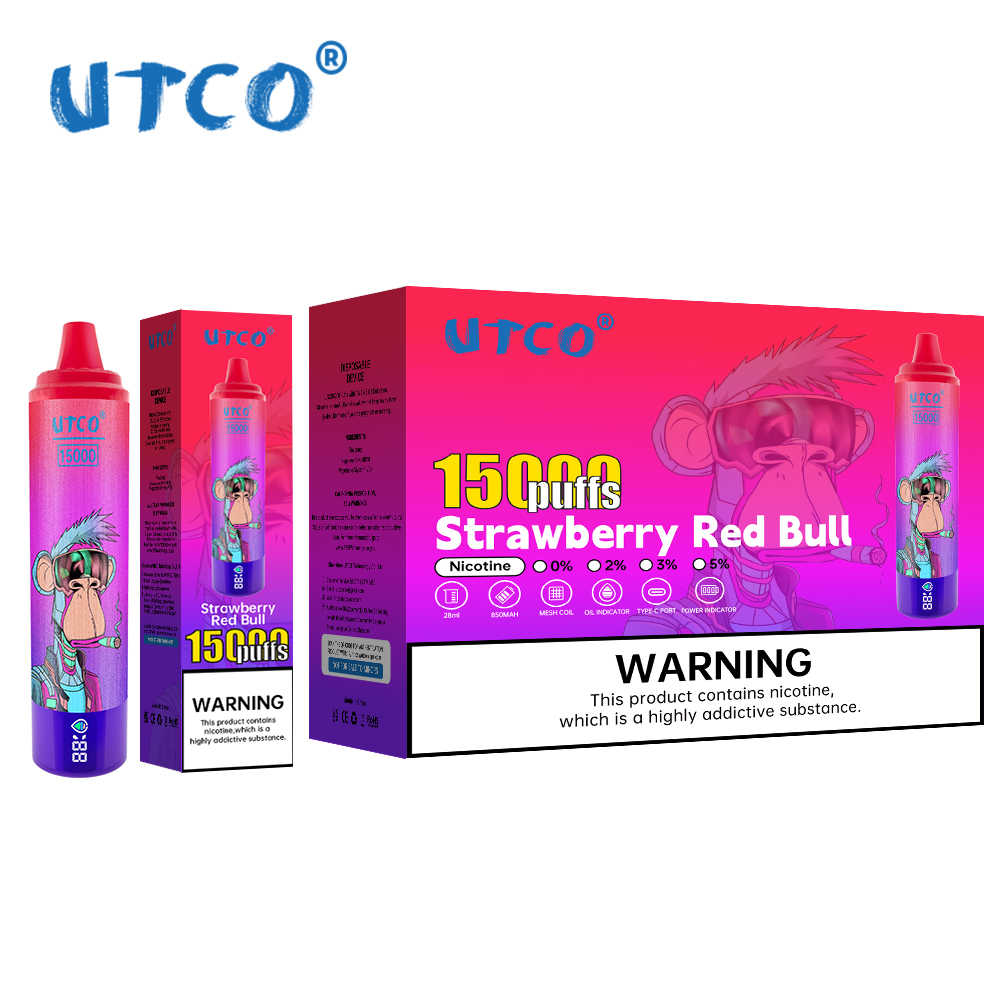 Wegwerp E-sigaret UTCO Tornado 15000 Puffs Vape