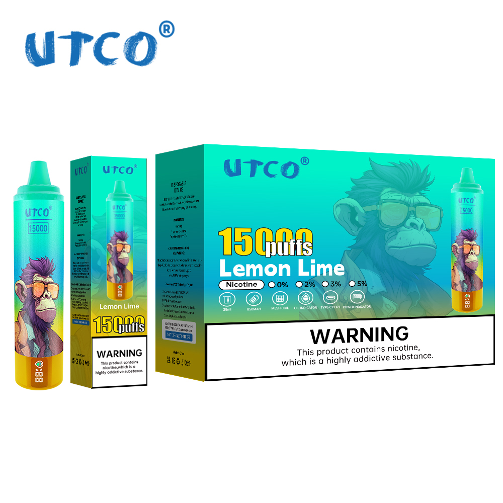 Wegwerp E-sigaret UTCO Tornado 15000 Puffs Vape